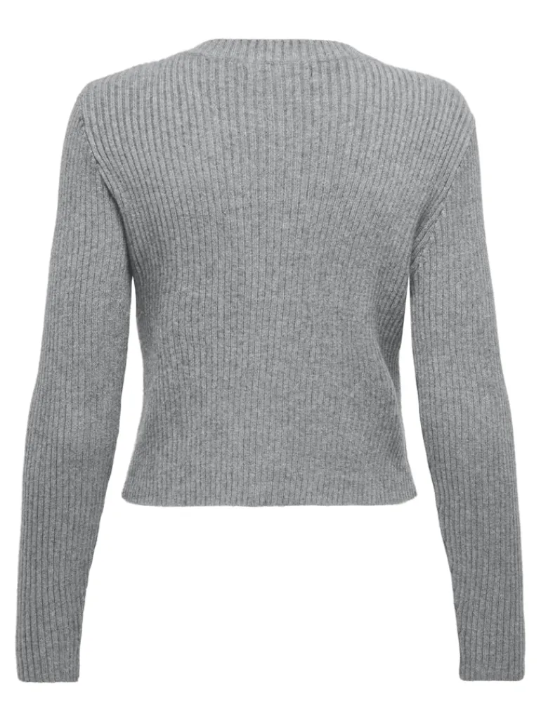 -ONLKATIA LIFE LS BUTTON CARDI KNT NOOS ultimate grey