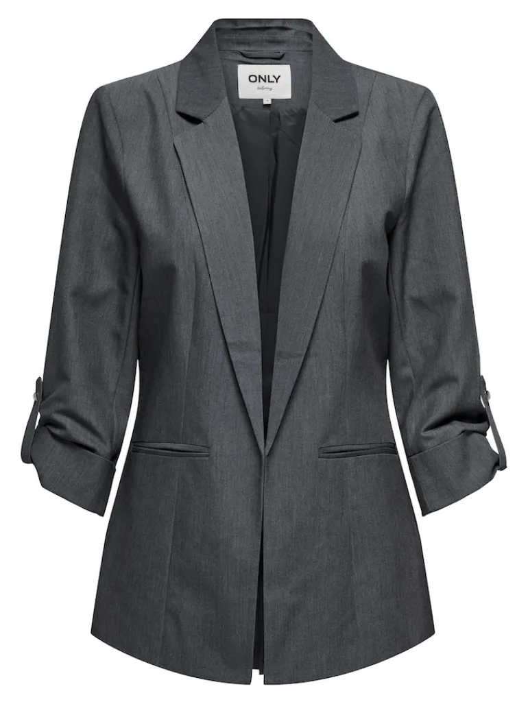 ONLKAYLE-ORLEEN LIFE 3/4 BLAZER TLR NOOS medium grey melange