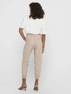 ONLKELDA-EMERY MW PULL-UP PANTS PNT NOOS humus
