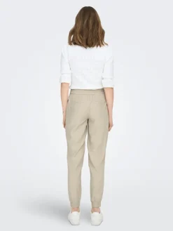 ONLKELDA-EMERY MW PULL-UP PANTS PNT NOOS humus