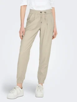 ONLKELDA-EMERY MW PULL-UP PANTS PNT NOOS humus