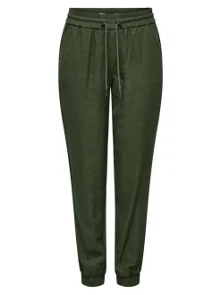 ONLKELDA-EMERY MW PULL-UP PANTS PNT NOOS grape leaf