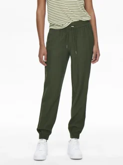 ONLKELDA-EMERY MW PULL-UP PANTS PNT NOOS grape leaf