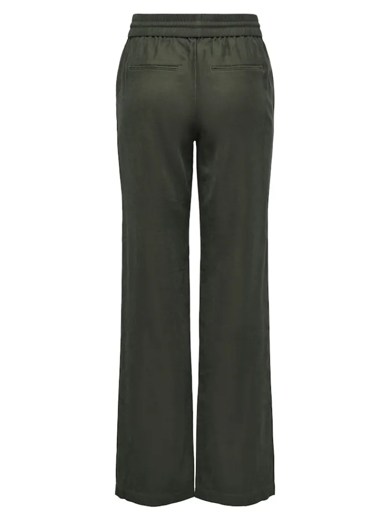 ONLKELDA-EMERY MW PULL-UP STR PANT PNT grape leaf