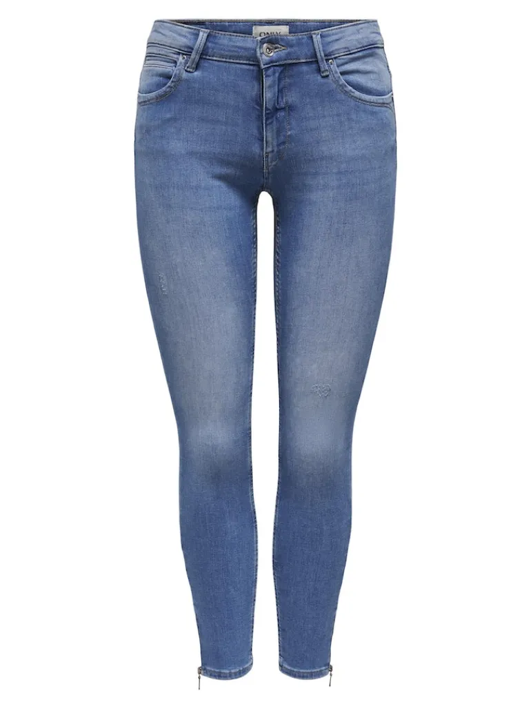 ONLKENDELL REG SK ZIP ANK TAI582 NOOS light medium blue denim