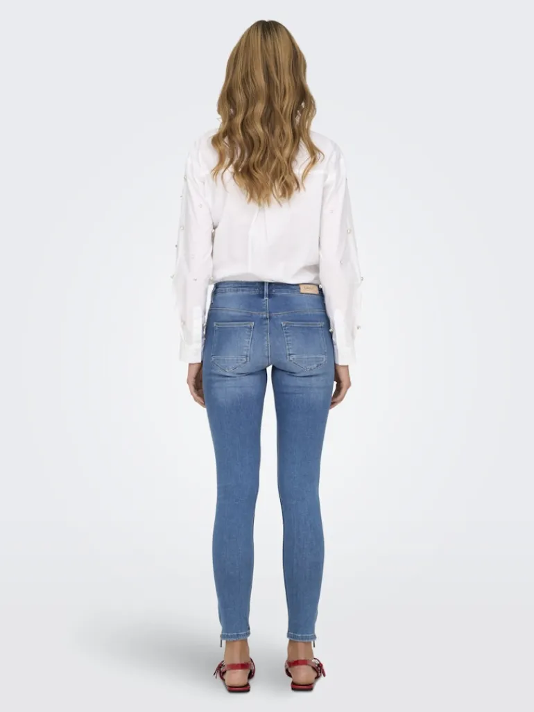 ONLKENDELL REG SK ZIP ANK TAI582 NOOS light medium blue denim