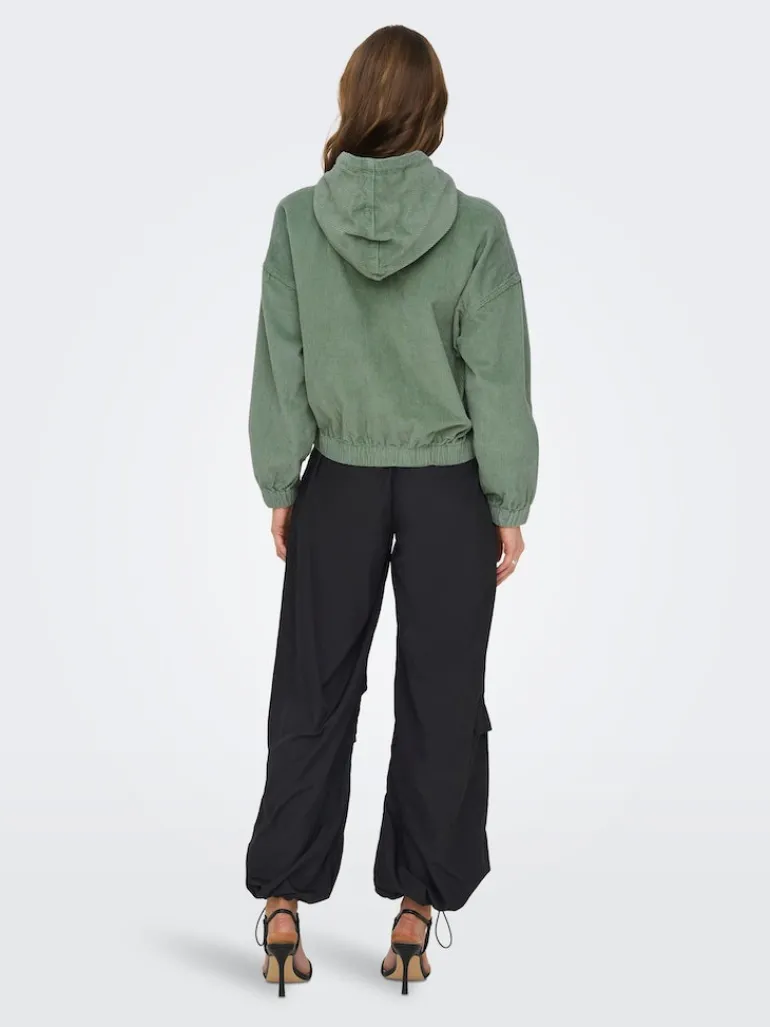 ONLKENZIE L/S CORD JACKET PNT NOOS grün1