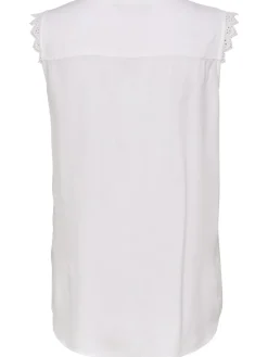ONLKIMMI S/L TOP WVN NOOS white