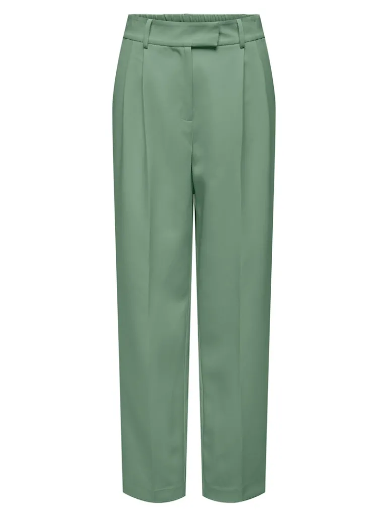ONLLANA-BERRY HW ELA STR PANT TLR hedge green