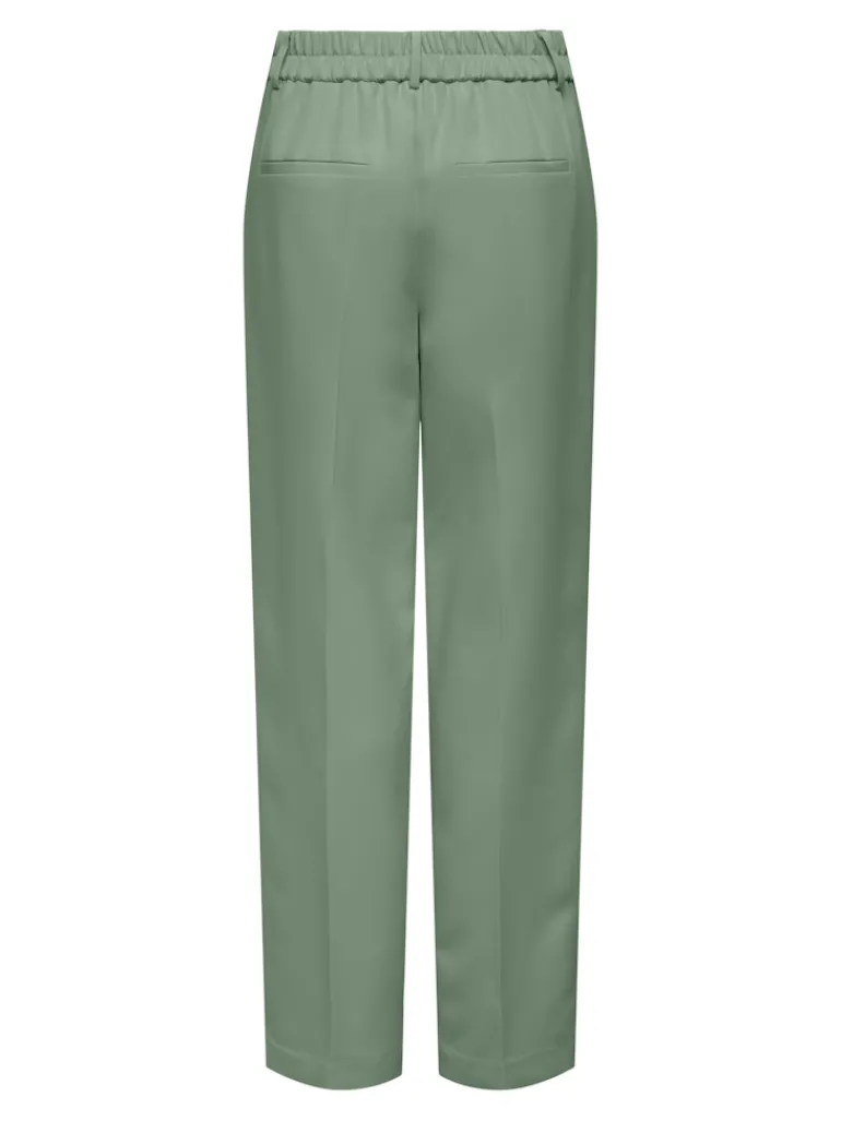ONLLANA-BERRY HW ELA STR PANT TLR hedge green