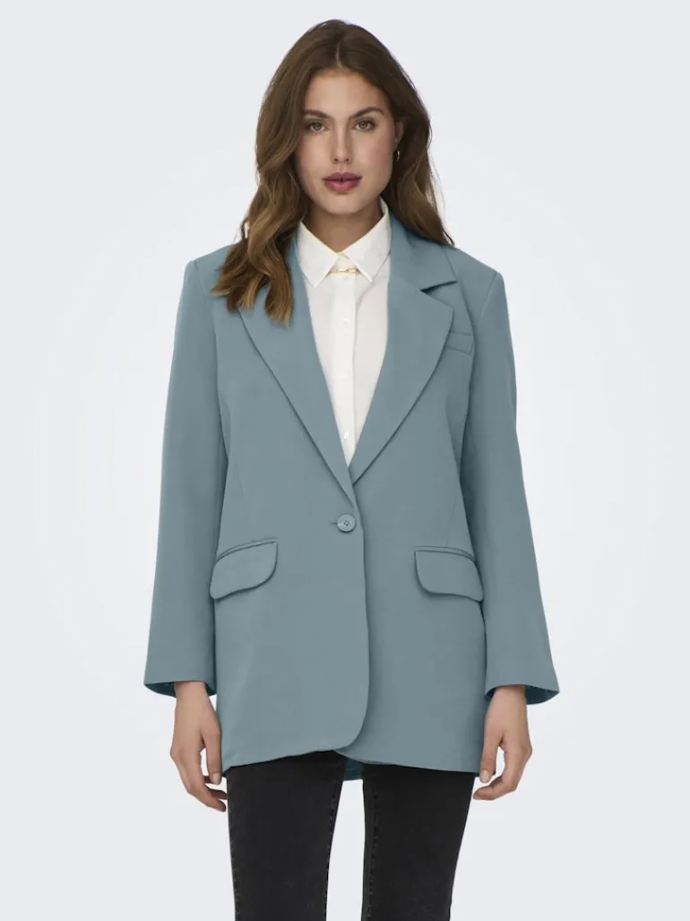 ONLLANA-BERRY L/S OVS BLAZER TLR NOOS goblin blue