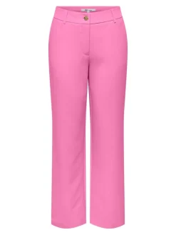 ONLLANA-BERRY MID STRAIGHT PANT TLR NOOS fuchsia pink