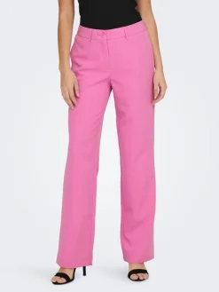 ONLLANA-BERRY MID STRAIGHT PANT TLR NOOS fuchsia pink