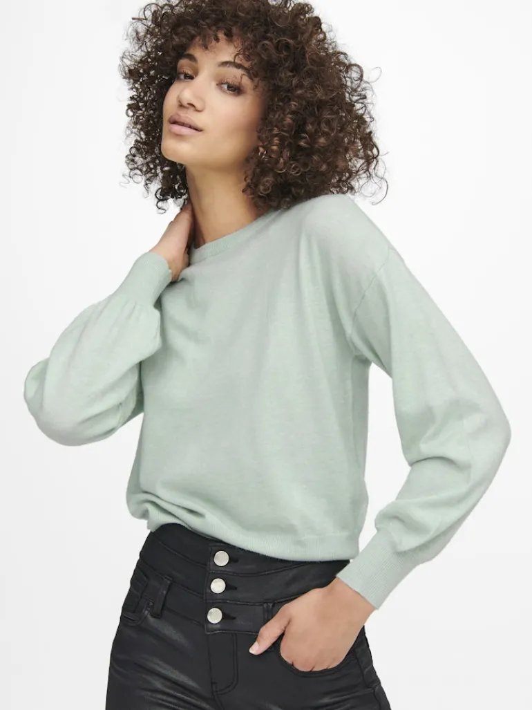 ONLLELY L/S PULLOVER KNT NOOS surf spray