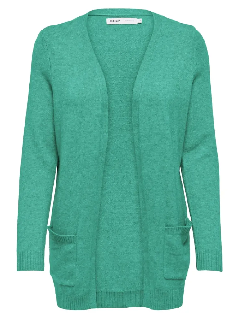 ONLLESLY LIFE L/S OPEN CARDIGAN KNT NOOS marine green