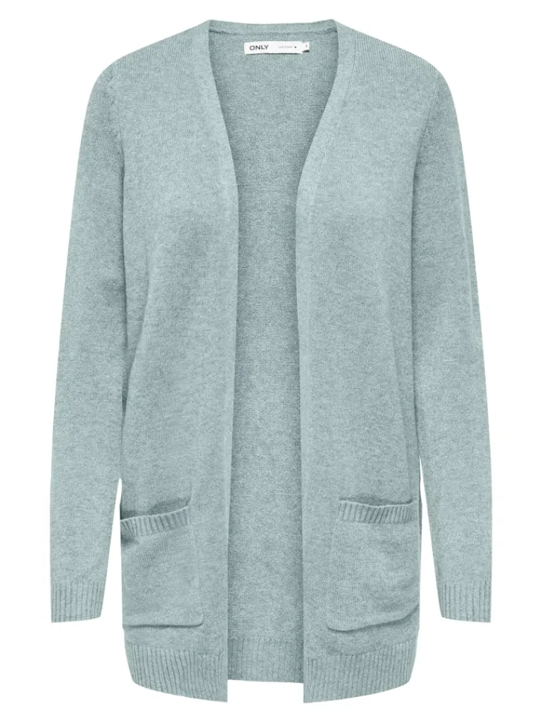 ONLLESLY LIFE L/S OPEN CARDIGAN KNT NOOS gray mist