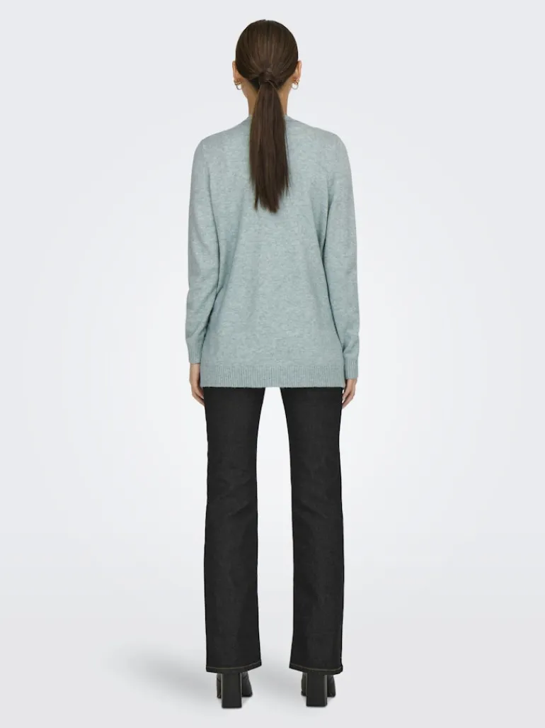 ONLLESLY LIFE L/S OPEN CARDIGAN KNT NOOS gray mist