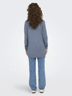 ONLLESLY LIFE L/S OPEN CARDIGAN KNT NOOS vintage indigo