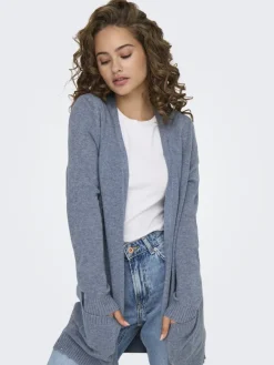 ONLLESLY LIFE L/S OPEN CARDIGAN KNT NOOS vintage indigo