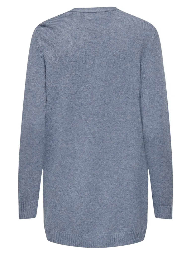 ONLLESLY LIFE L/S OPEN CARDIGAN KNT NOOS vintage indigo