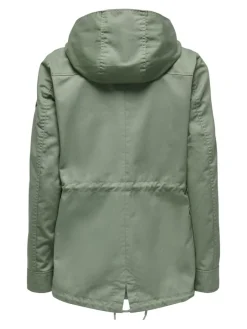 ONLLORCA LIFE CANVAS PARKA OTW NOOS hedge green