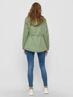 ONLLORCA LIFE CANVAS PARKA OTW NOOS hedge green