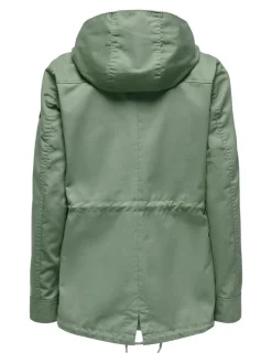 ONLLORCA LIFE CANVAS PARKA OTW NOOS hedge green