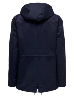 ONLLORCA LIFE CANVAS PARKA OTW NOOS blue graphite