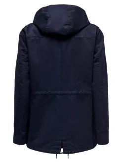 ONLLORCA LIFE CANVAS PARKA OTW NOOS blue graphite