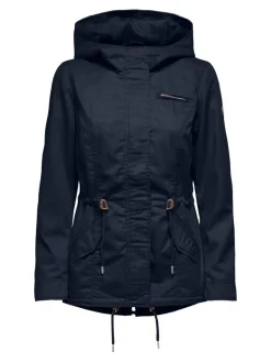 ONLLORCA LIFE CANVAS PARKA OTW NOOS blau2