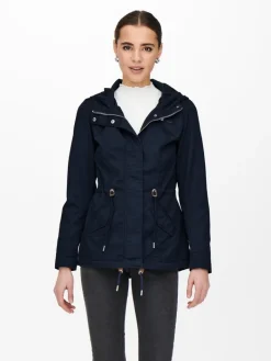 ONLLORCA LIFE CANVAS PARKA OTW NOOS blau2