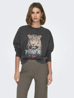 ONLLUCINDA L/S O-NECK SWT NOOS black1