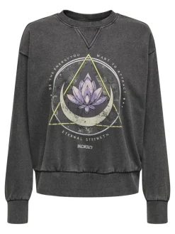 ONLLUCINDA L/S O-NECK SWT NOOS black2