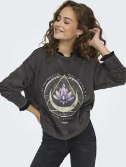 ONLLUCINDA L/S O-NECK SWT NOOS black2