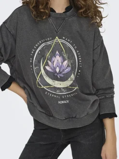 ONLLUCINDA L/S O-NECK SWT NOOS black2