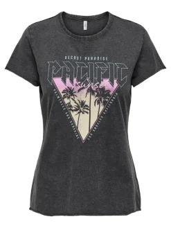 ONLLUCY LIFE FIT S/S VENICE TOP BOX JRS black2