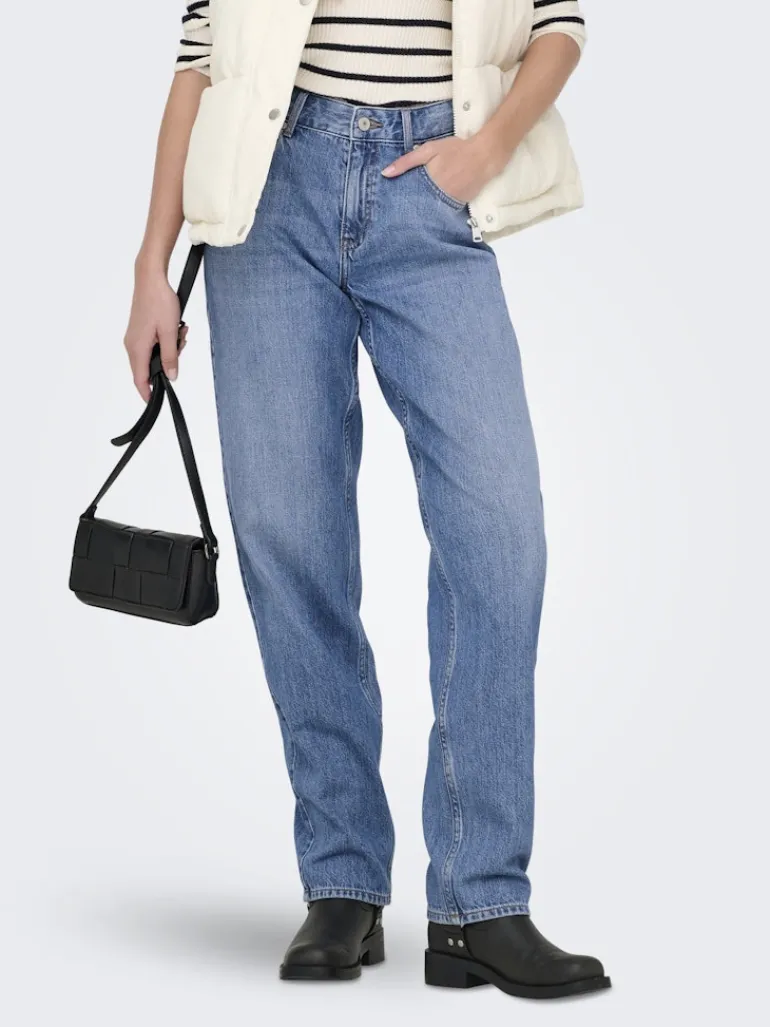 ONLLUMI MW MOM STRAIGHT DNM PIM920 NOOS medium blue denim