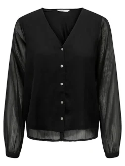 ONLLUNA L/S V-NECK TOP NOOS PTM schwarz2
