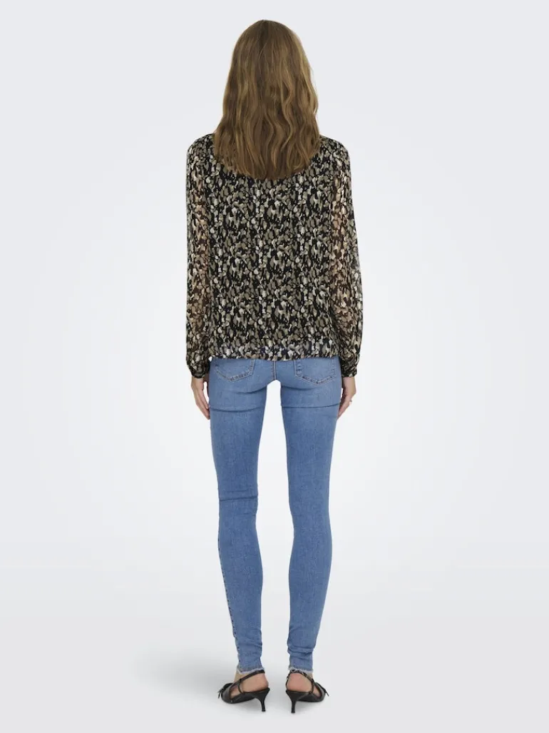 ONLLUNA L/S V-NECK TOP NOOS PTM schwarz2