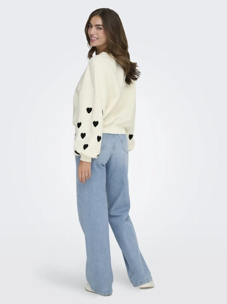 ONLMACY L/S O-NECK BOX CC SWT NOOS cloud dancer