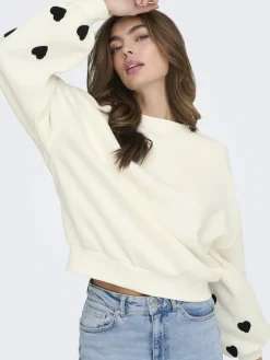 ONLMACY L/S O-NECK BOX CC SWT NOOS cloud dancer