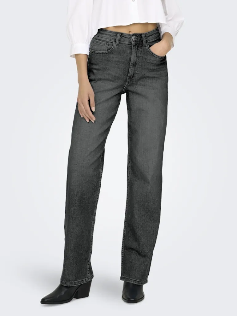 ONLMADDIE EX HW WIDE DNM TAI ENT grey denim