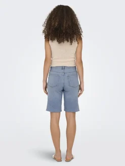 ONLMADISON BLUSH HW SHORTS DNM CRO light blue denim