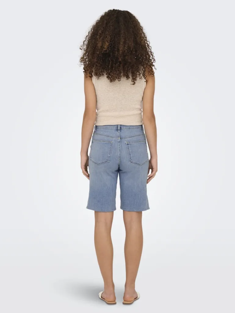 ONLMADISON BLUSH HW SHORTS DNM CRO light blue denim