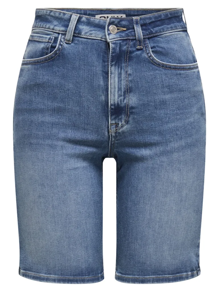 ONLMADISON BLUSH HW SHORTS DNM CRO medium blue denim