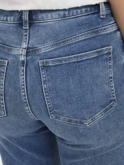 ONLMADISON BLUSH HW SHORTS DNM CRO medium blue denim