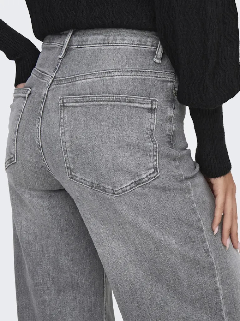 ONLMADISON BLUSH HW WID DNM REA0938 NOOS light grey denim