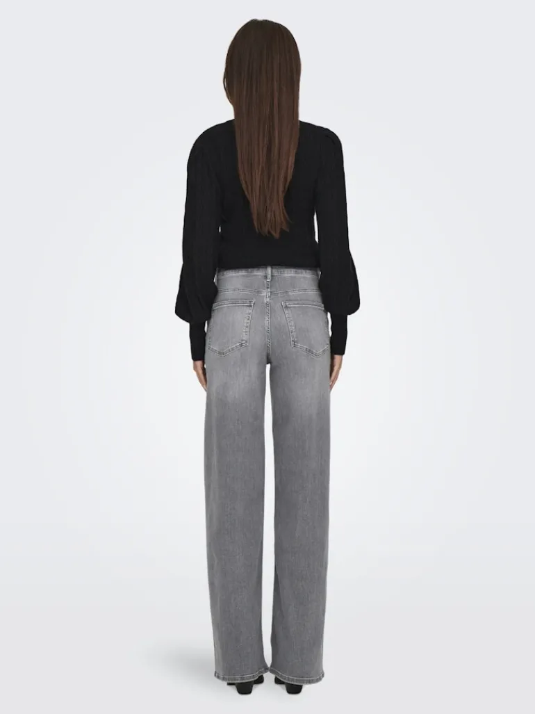 ONLMADISON BLUSH HW WID DNM REA0938 NOOS light grey denim
