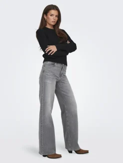 ONLMADISON BLUSH HW WID DNM REA0938 NOOS light grey denim