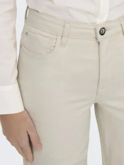 ONLMADISON BLUSH HW WIDE DNM CRO NOOS ecru